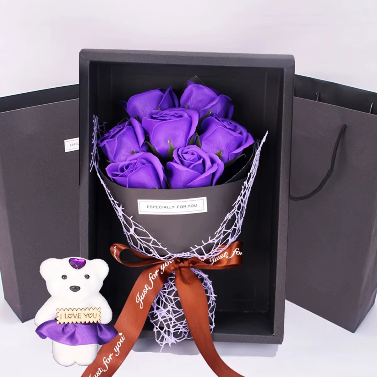 7 Rose Soap Bouquet Flower ( Standard Delivery )