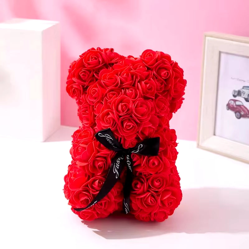 Flower Rose Bear Gift ( Standard Delivery )
