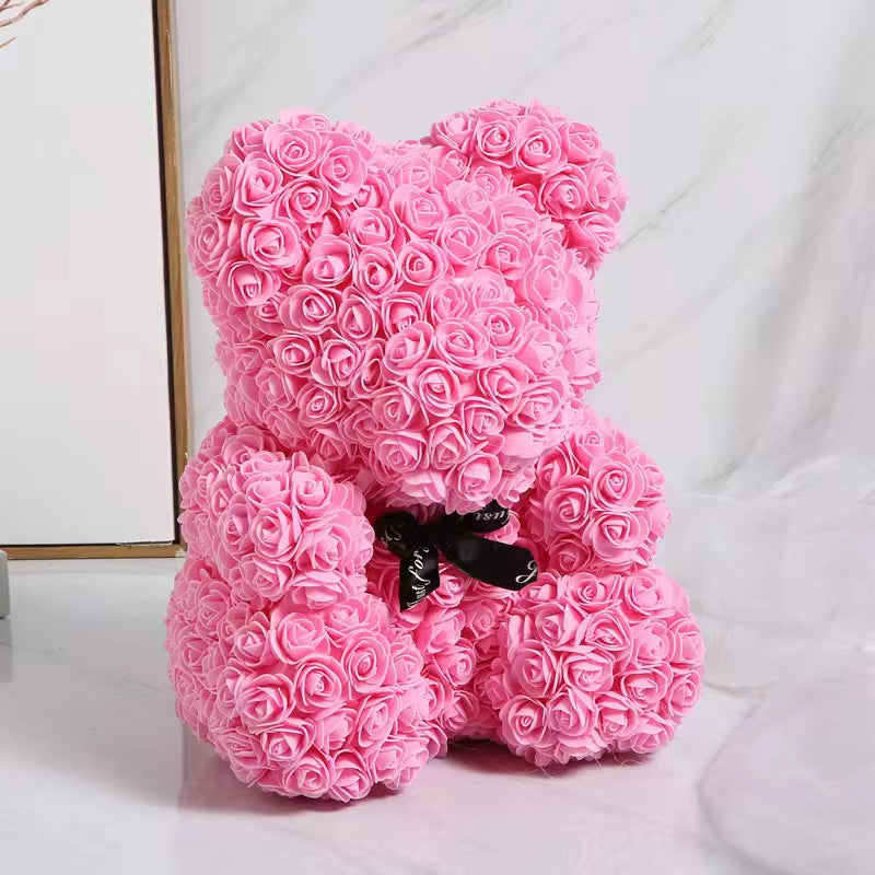 Flower Rose Bear Gift ( Standard Delivery )