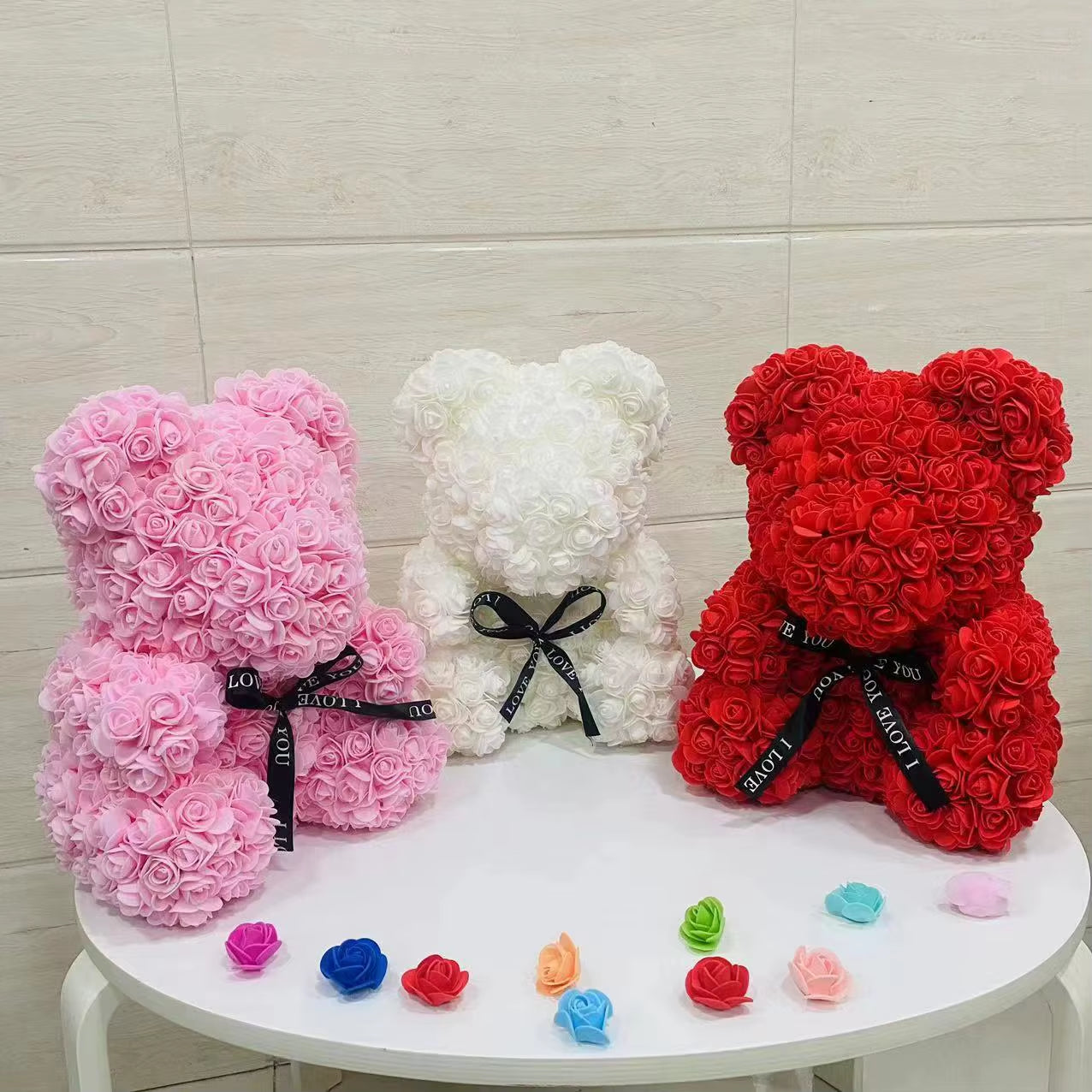 Flower Rose Bear Gift ( Standard Delivery )
