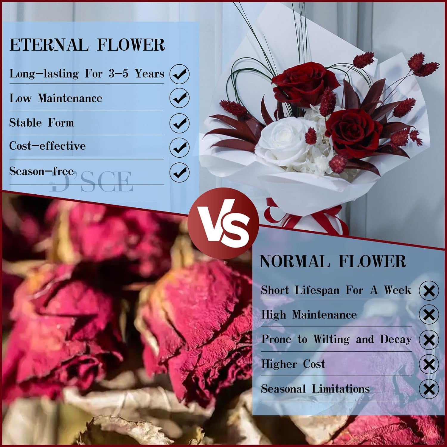 Preserved Flowers Bouquet ( Usa Express )