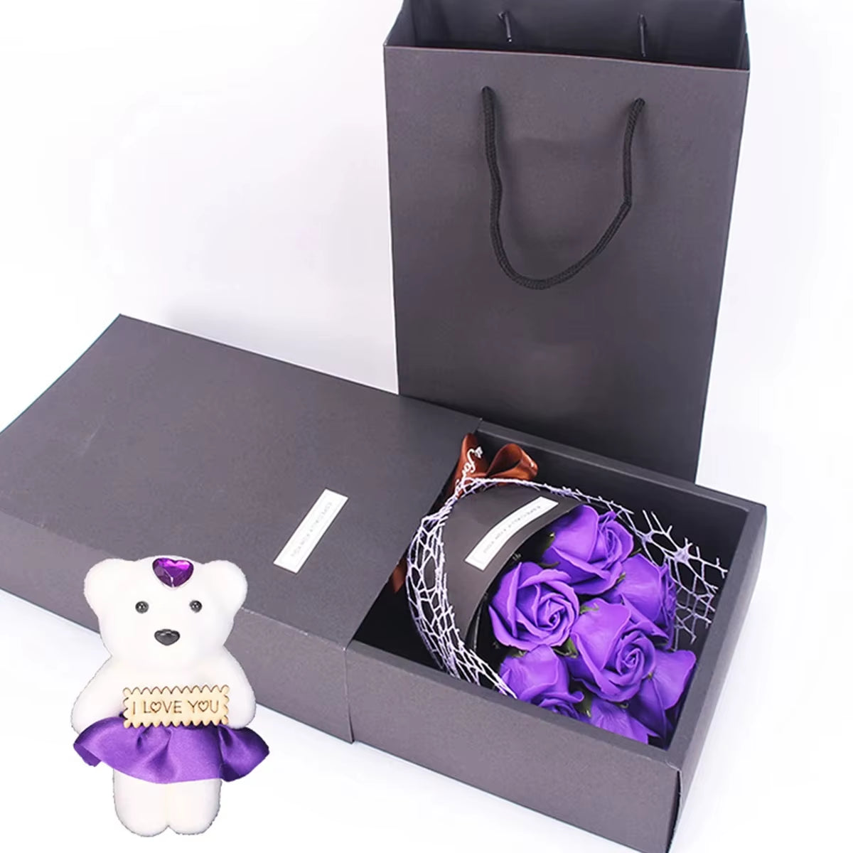 7 Rose Soap Bouquet Flower ( Standard Delivery )