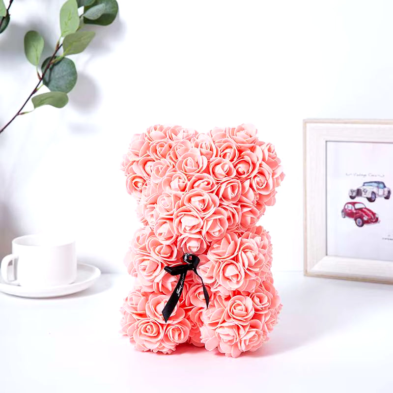 Flower Rose Bear Gift ( Standard Delivery )