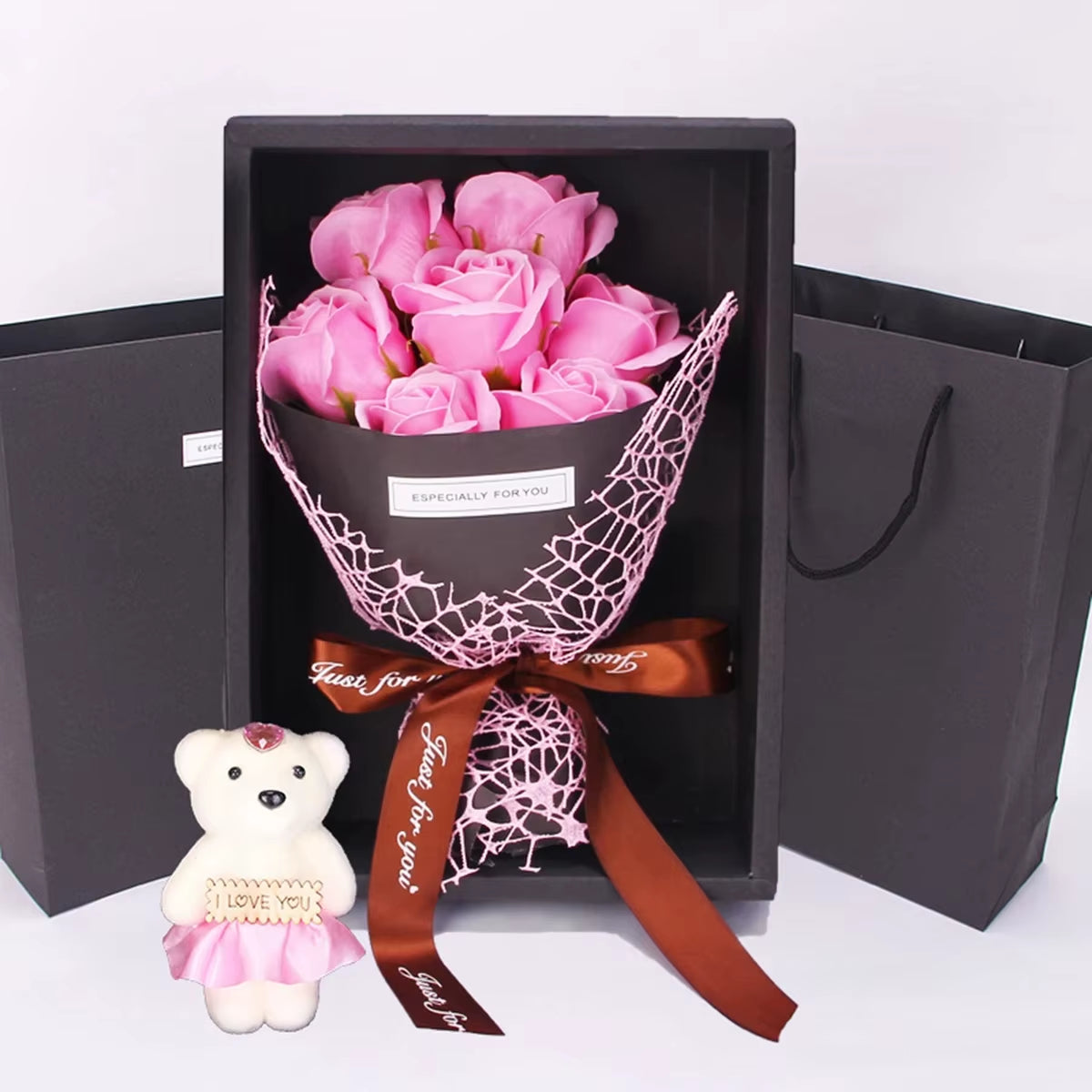 7 Rose Soap Bouquet Flower ( Standard Delivery )