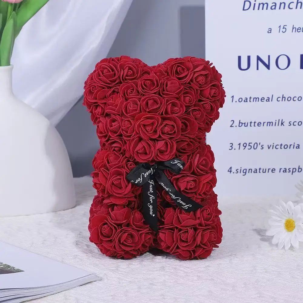 Flower Rose Bear Gift ( Standard Delivery )